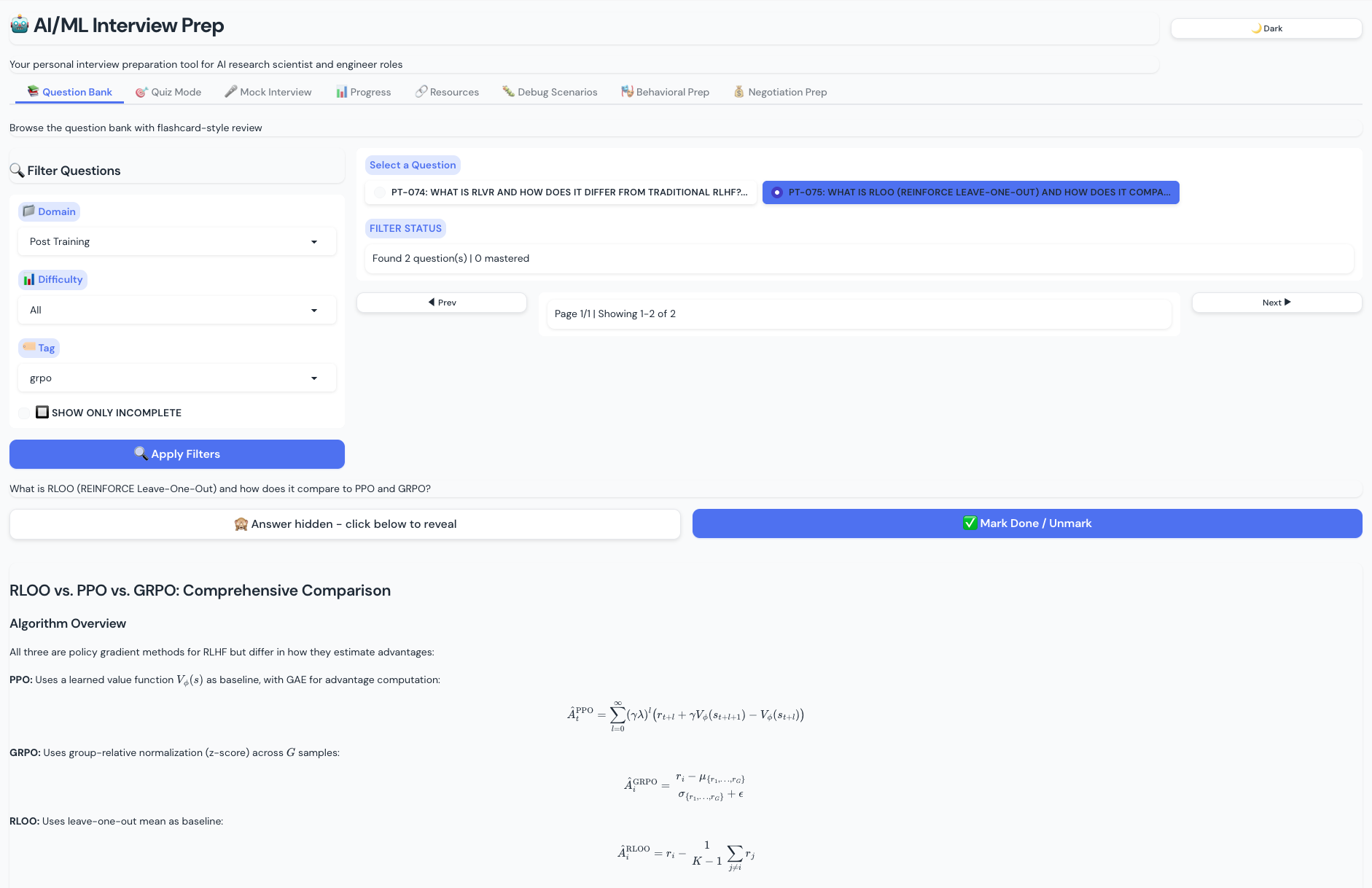 AI Interview Prep App